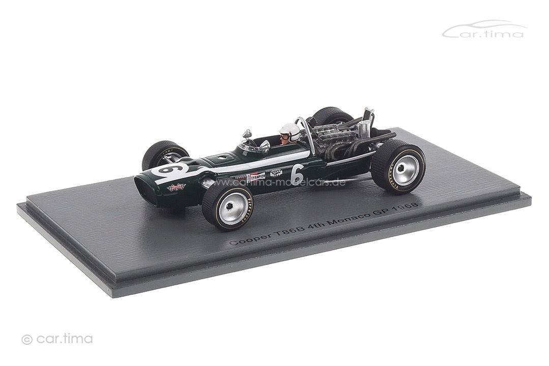 Cooper T86B GP Monaco 1968 Lodovico Scarfiotti Spark 1:43 S6983