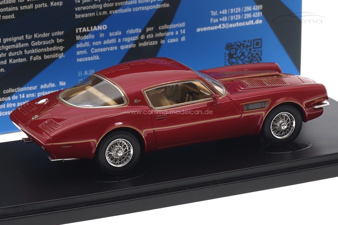 Pontiac Firebird Pegasus 365 rot Avenue43 1:43 60109