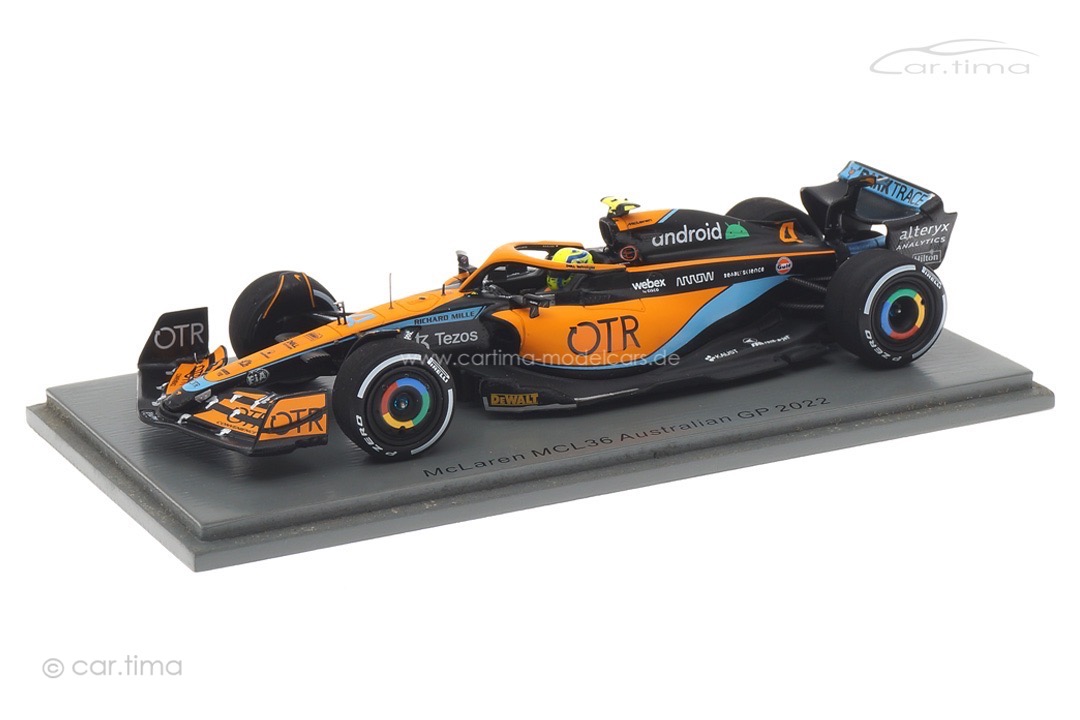 McLaren MCL36 GP Australien 2022 Lando Norris Spark 1:43 S8529
