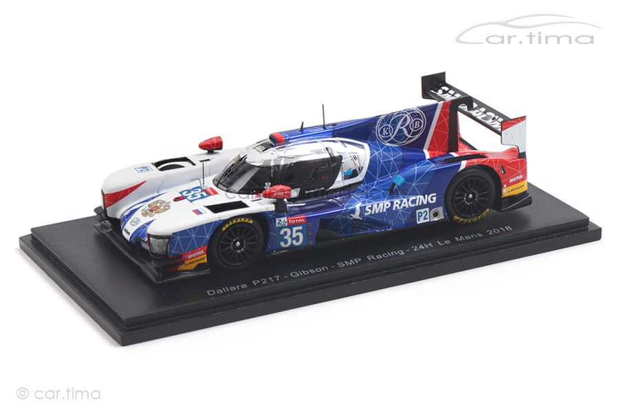 Dallara P217-Gibson 24h Le Mans 2018 Newey/Nato/Shaitar Spark 1:43 S7020