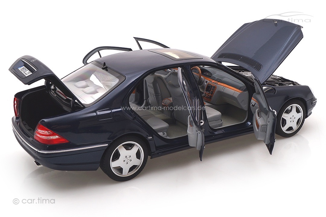 Mercedes-Benz S55 (W220) AMG 2000 blau met. Norev 1:18 183817