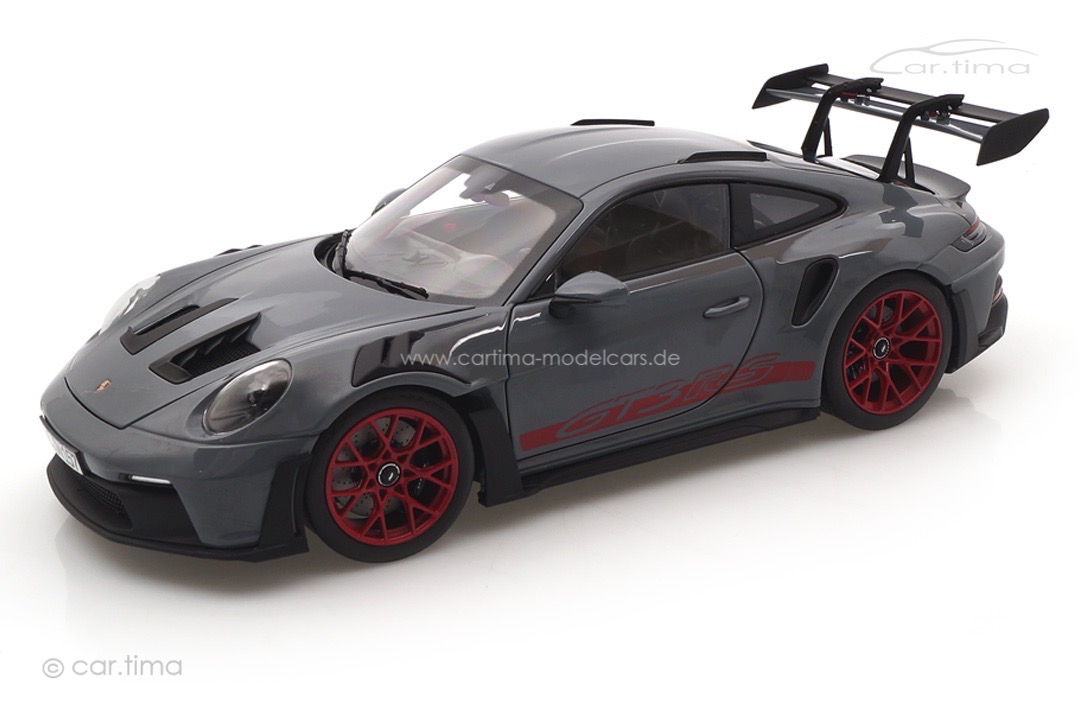 Porsche 911 (992) GT3 RS Arktikgrau/Rad Pyrorot Norev 1:18 187350