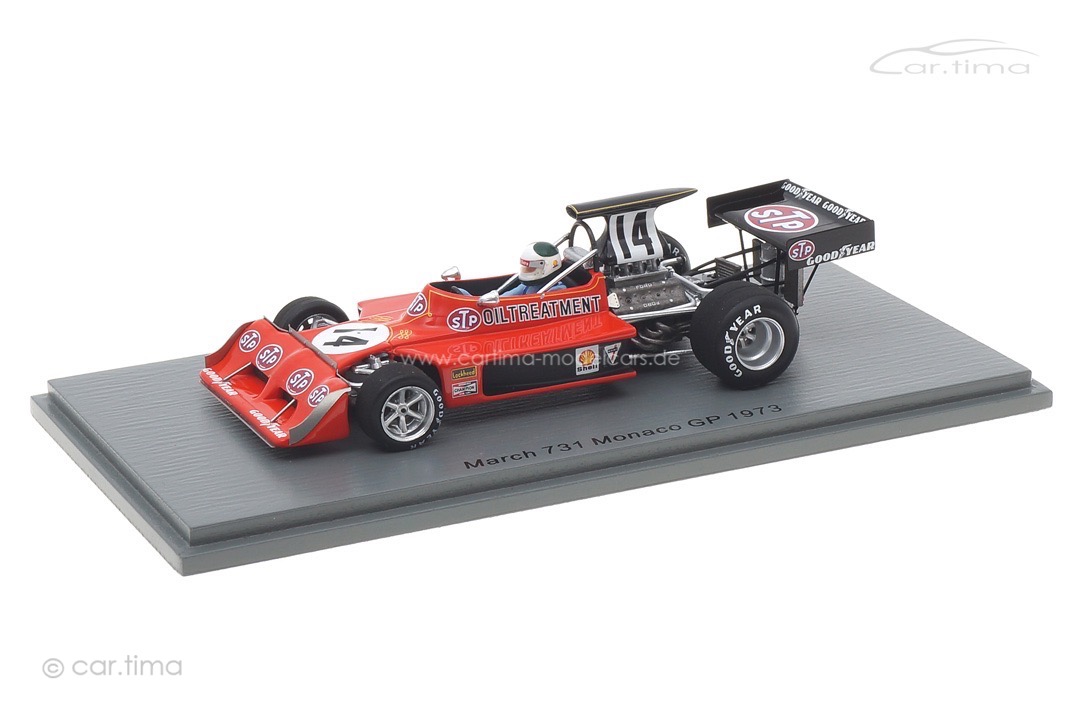 March 731 GP Monaco 1973 Jean-Pierre Jarier Spark 1:43 S7265