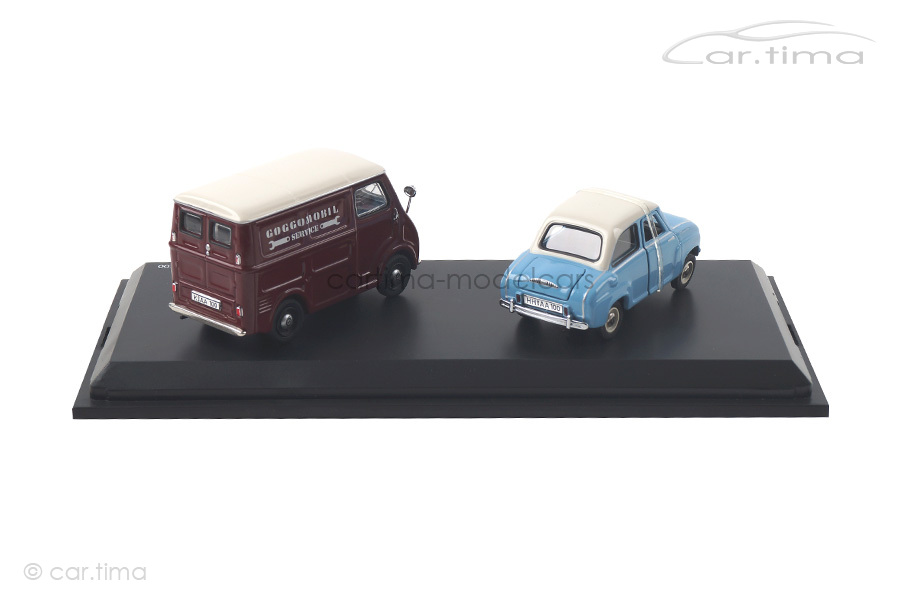 Set Goggomobil Limousine und Transporter Schuco 1:43 450347500