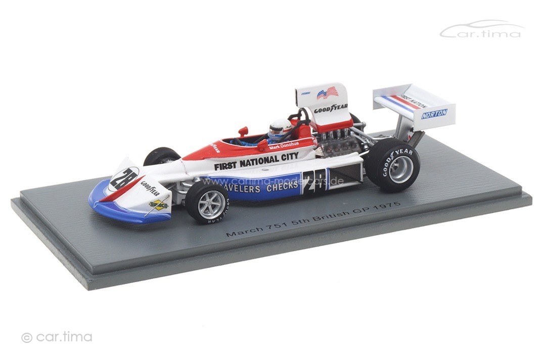 March 751 GP Großbritannien 1975 Mark Donohue Spark 1:43 S5375