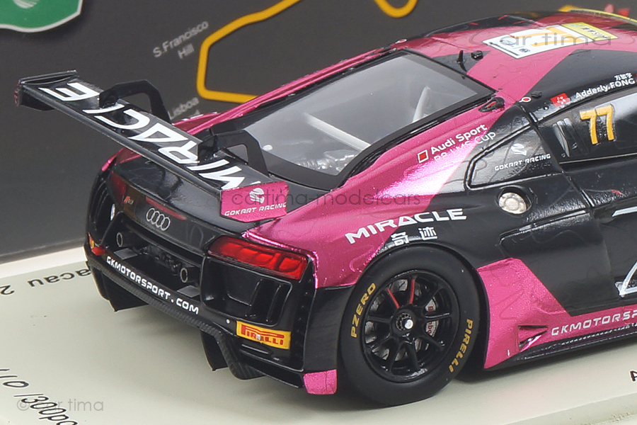 Audi R8 LMS Macau 2018 Adderly Fong Spark 1:43 SA171