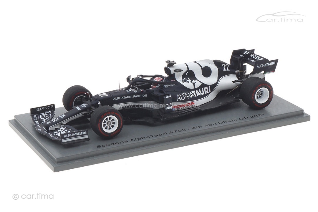 AlphaTauri AT02 GP Abu Dhabi 2021 Yuki Tsunoda Spark 1:43 S7853