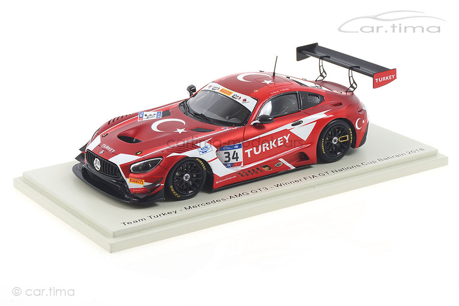 Mercedes-AMG GT3 Winner Bahrain 2018 Güven/Yoluc Spark 1:43 S6300