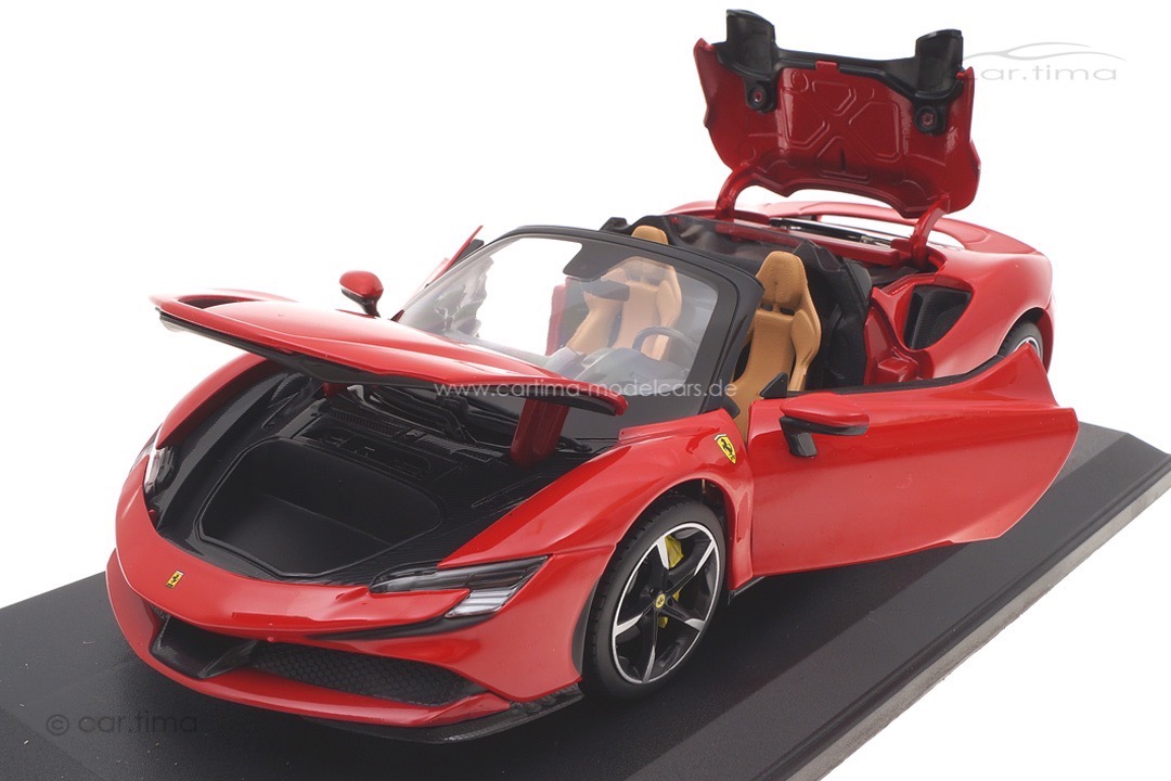 Ferrari SF90 Spider 2021 rot Bburago 1:18 18016CAR