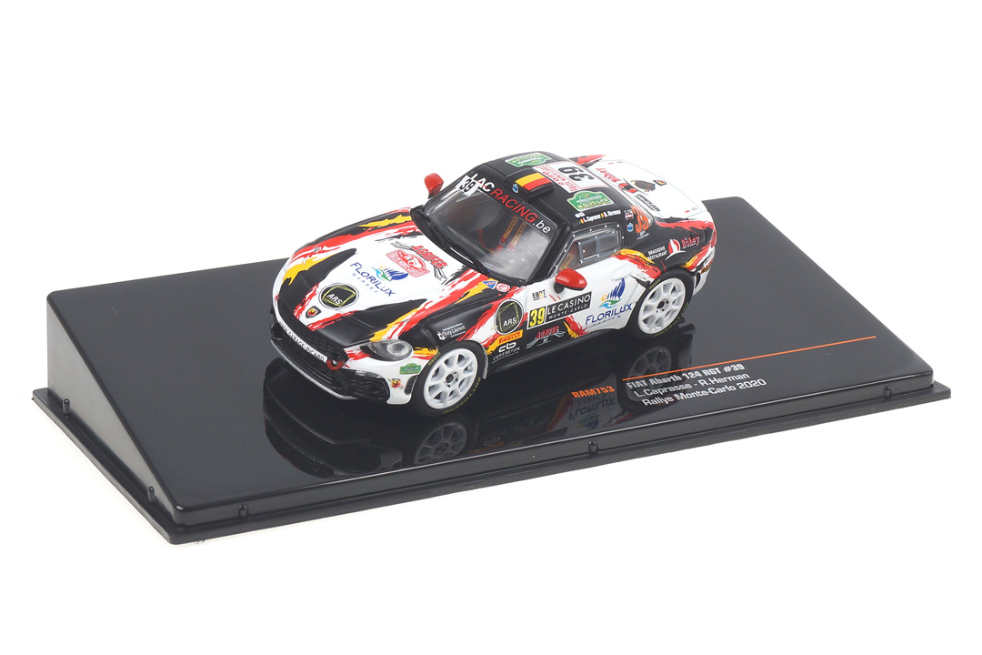 Fiat 124 RGT Abarth Rallye Monte Carlo 2020 Caprasse/Herman IXO 1:43 RAM753
