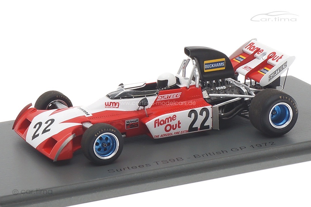 Surtees TS9B GP Großbritannien 1972 Tim Schenken Spark 1:43 S3995