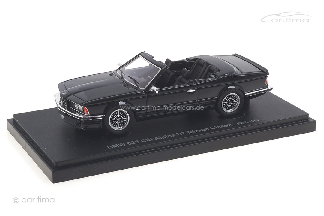BMW 635 CSi Alpina B7 Mirage Classic schwarz Avenue43 1:43 60058