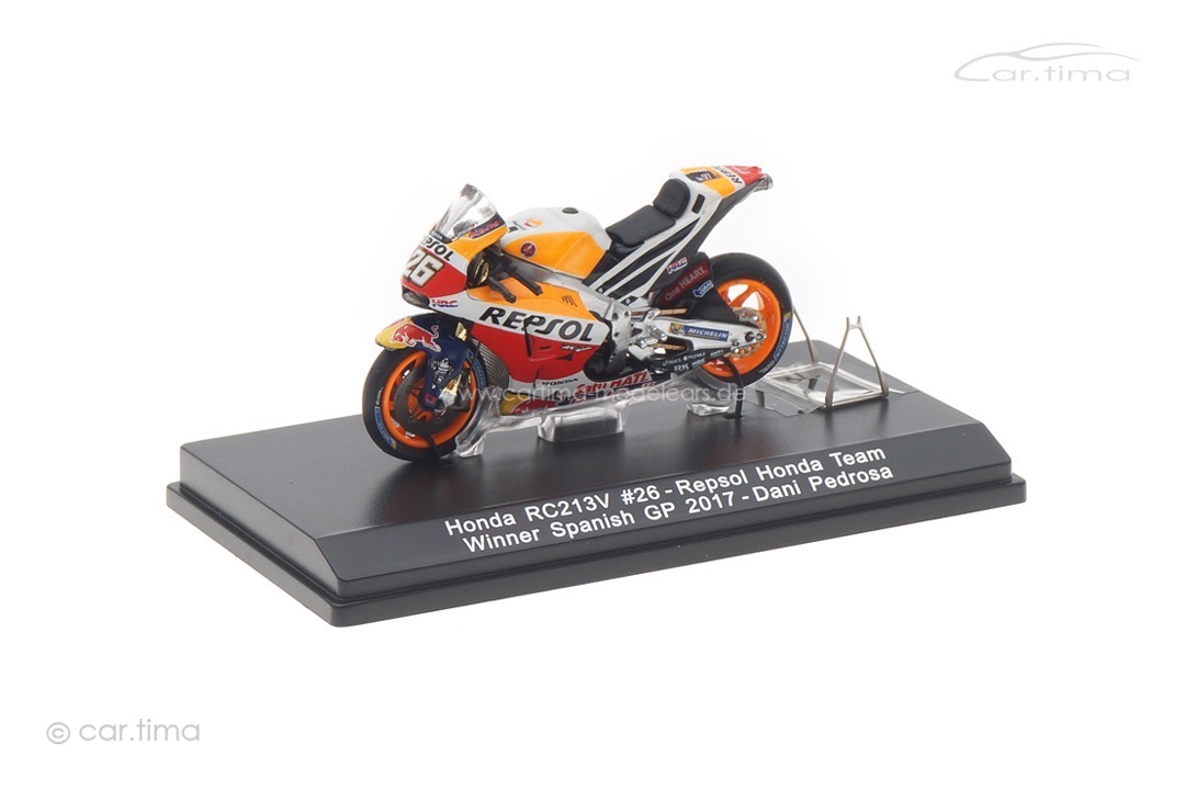 Honda RC213V Winner GP Spanien 2017 Dani Pedrosa Spark 1:43 M43040