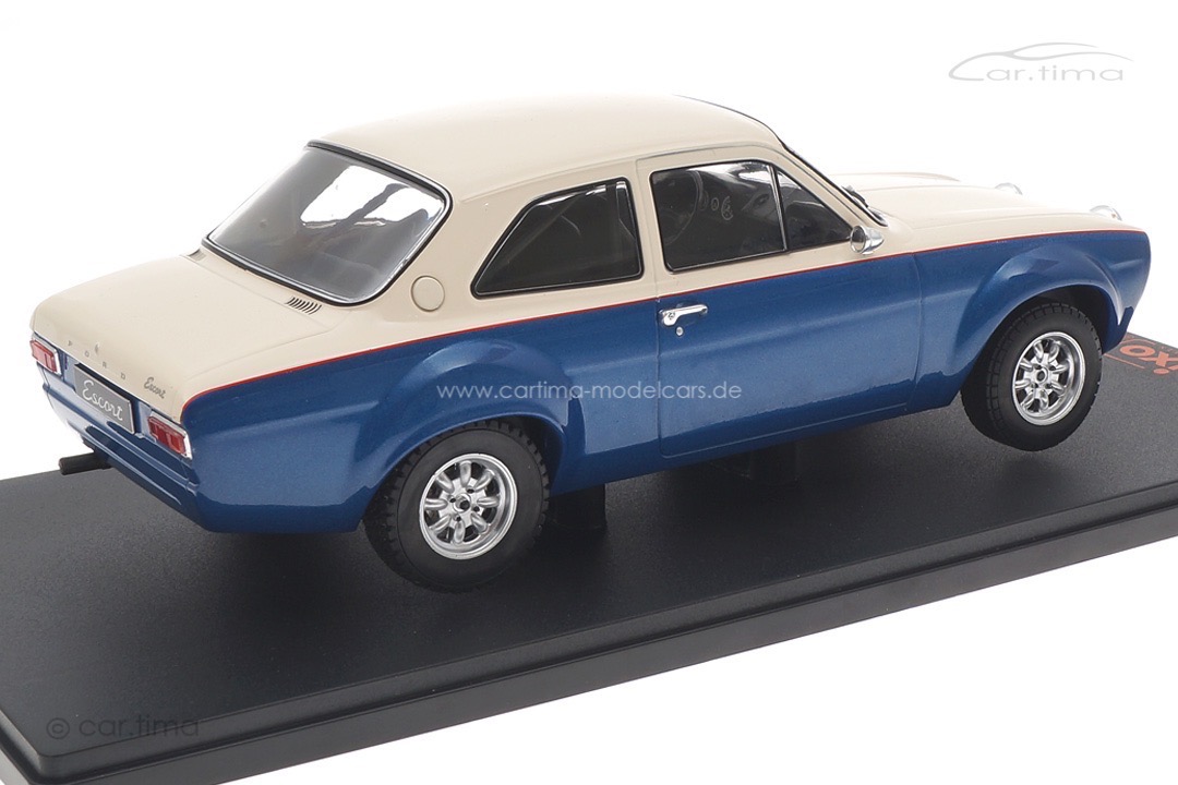 Ford Escort MK1 RS 1600 1974 weiss/met. blau IXO Models 1:18 18CMC124.22