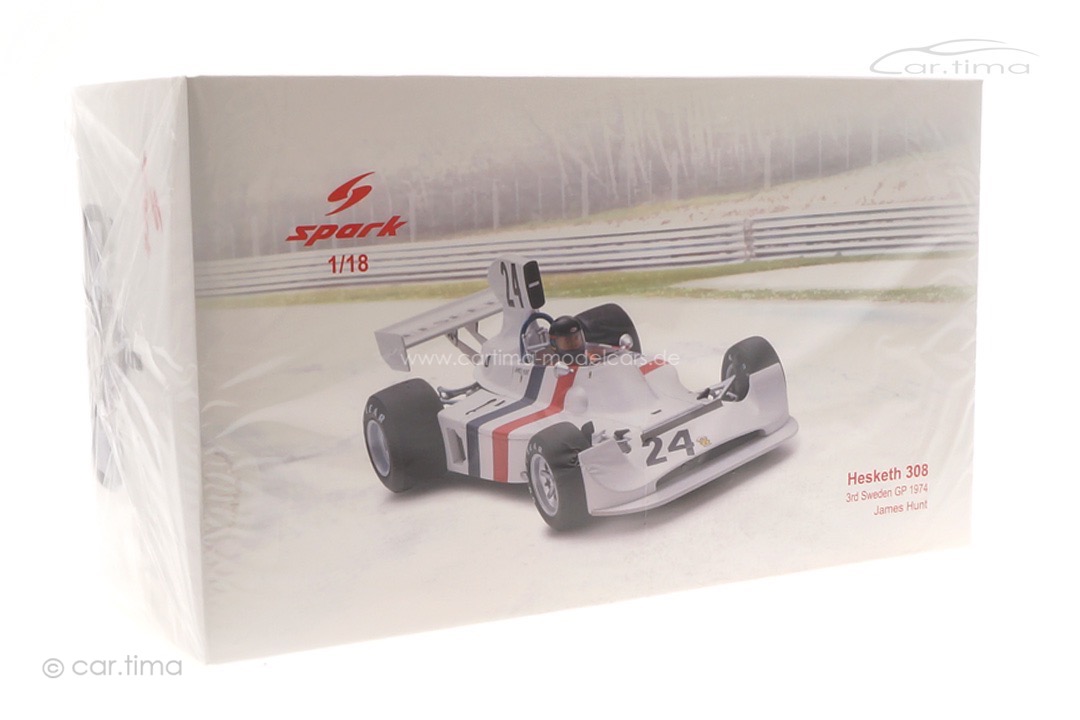 Hesketh 308 GP Schweden 1974 James Hunt Spark 1:18 18S575
