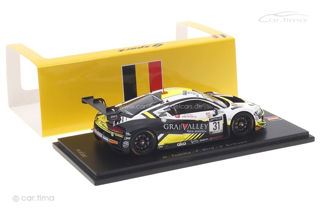Audi R8 LMS GT3 24h Spa 2021 Tomita/Bird/Eriksen Spark 1:43 SB449