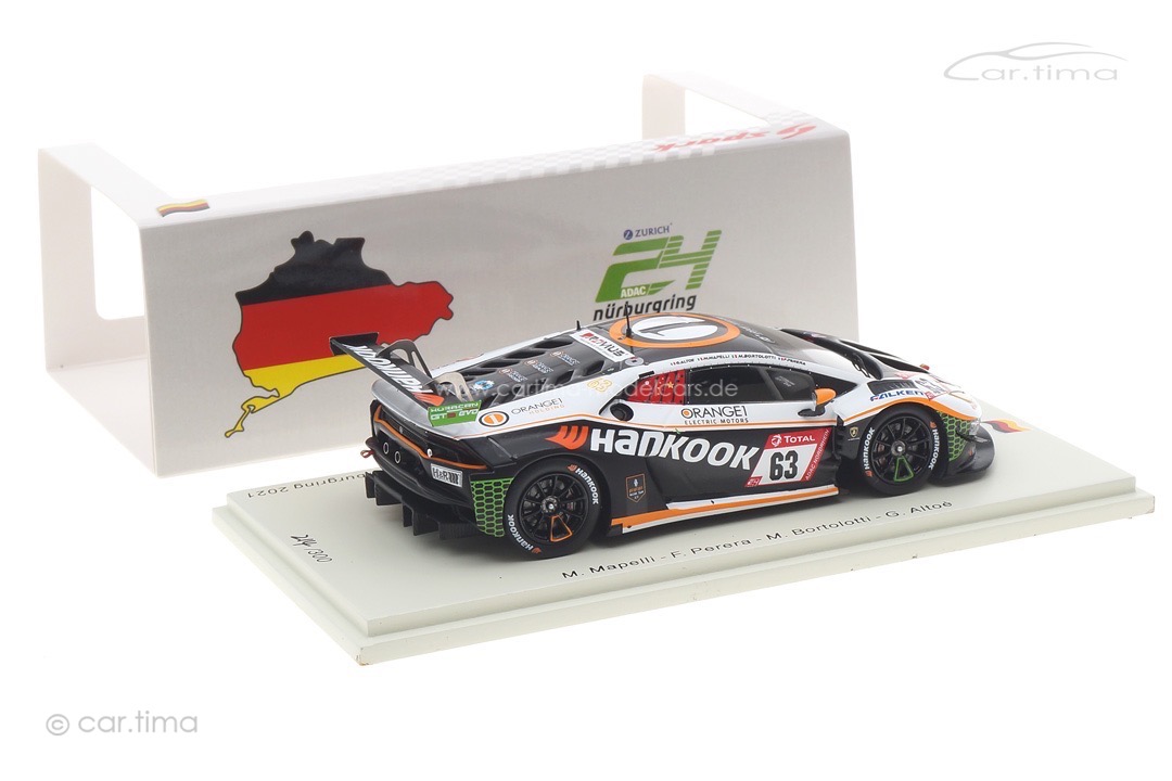 Lamborghini Huracan GT3 Evo 24h Nürburgring 2021 Altoè/Bortolotti/Mapelli Spark 1:43 SG788