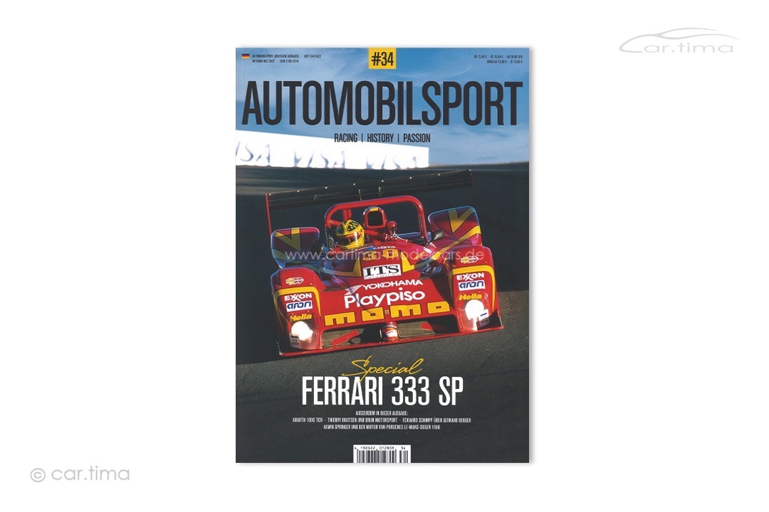 Zeitschrift/Magazine Automobilsport #34 Deutsche Edition M-AMS34-DE