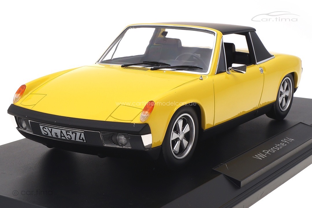 VW-Porsche 914/6 1973 gelb Norev 1:18 187689