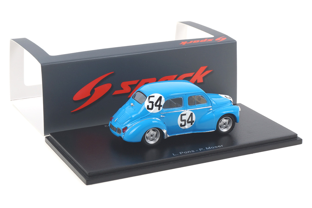 Renault 4CV 1063 24h Le Mans 1952 Pons/Moser Spark 1:43 S5224