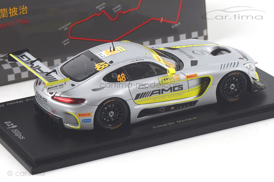 Mercedes-AMG GT3 Winner FIA GT World Cup Macau 2017 Mortara Spark 1:43 43MC17