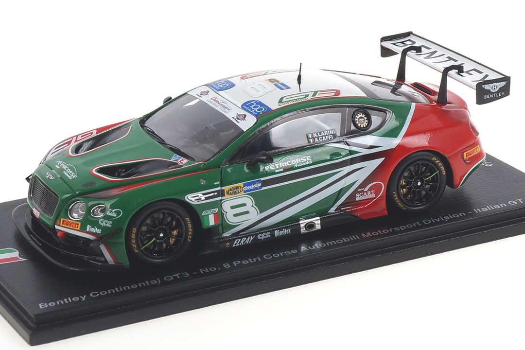 Bentley Continental GT3 Italian GT 2018 Larini/Caffi Spark 1:43 SI007