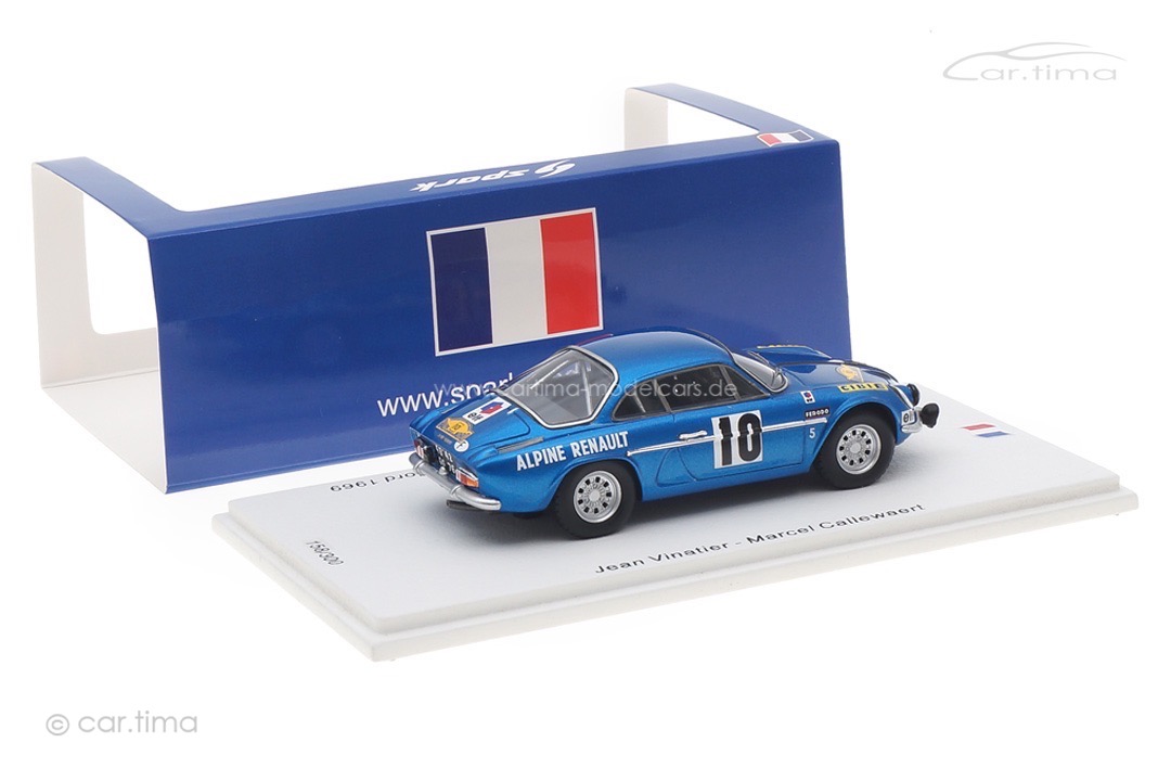 Alpine A110 Rallye des Routes du Nord 1963 Vinatier/Callewaert Spark 1:43 SF231