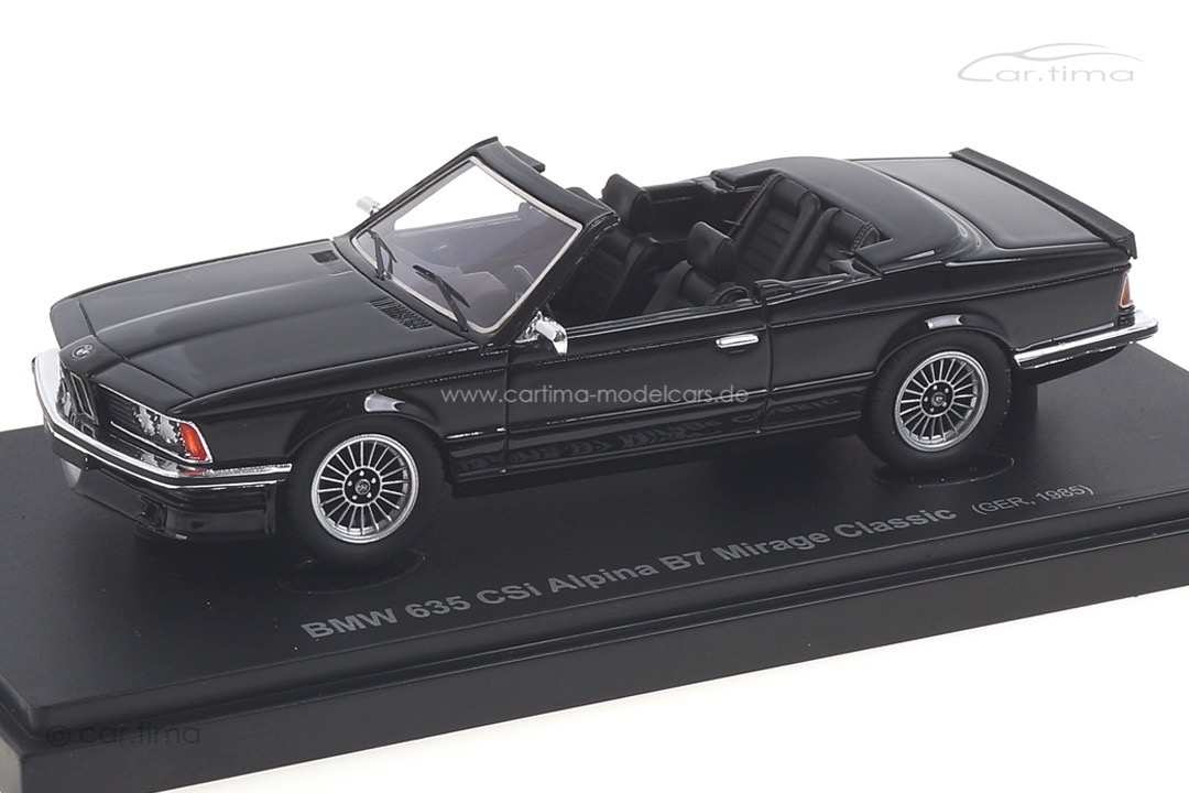 BMW 635 CSi Alpina B7 Mirage Classic schwarz Avenue43 1:43 60058