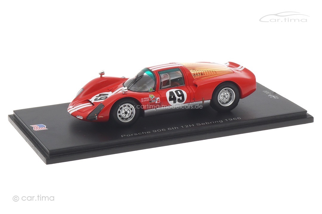 Porsche 906 12h Sebring 1966 Siffert/Vögele Spark 1:43 US267