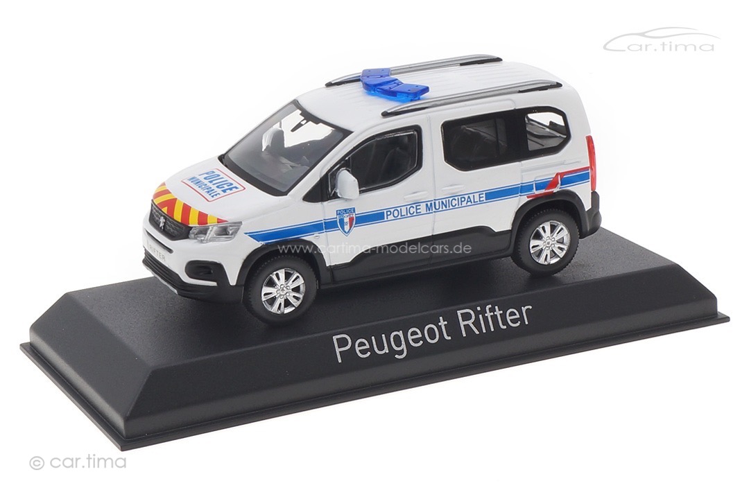 Peugeot Rifter 2019 Police Municipale weiß/rot/gelb Norev 1:43 479067