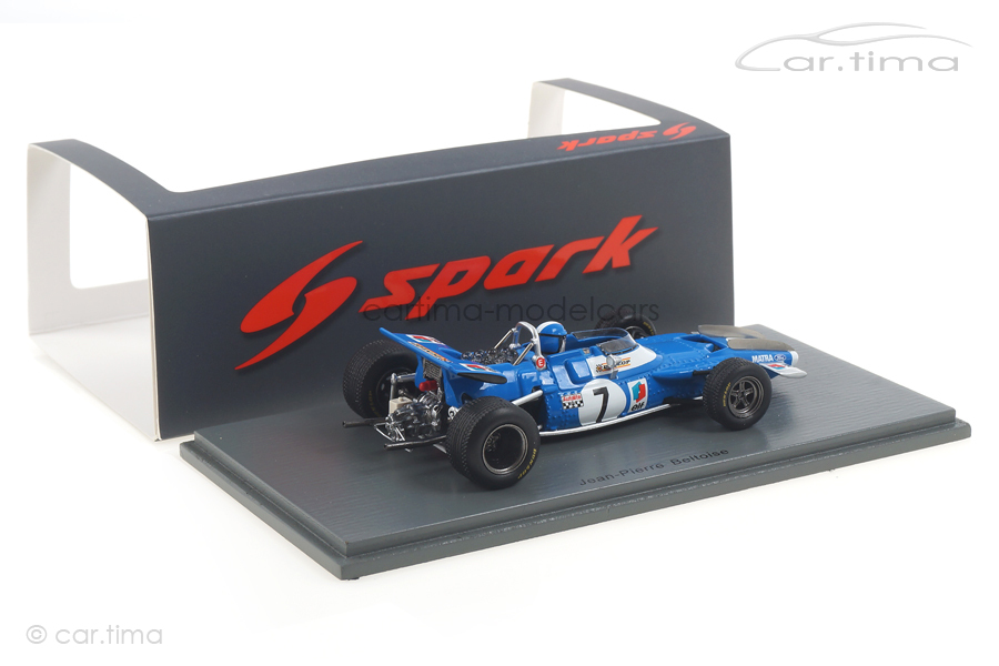 Matra MS80 GP Frankreich 1969 Jean-Pierre Beltoise Spark 1:43 S7193
