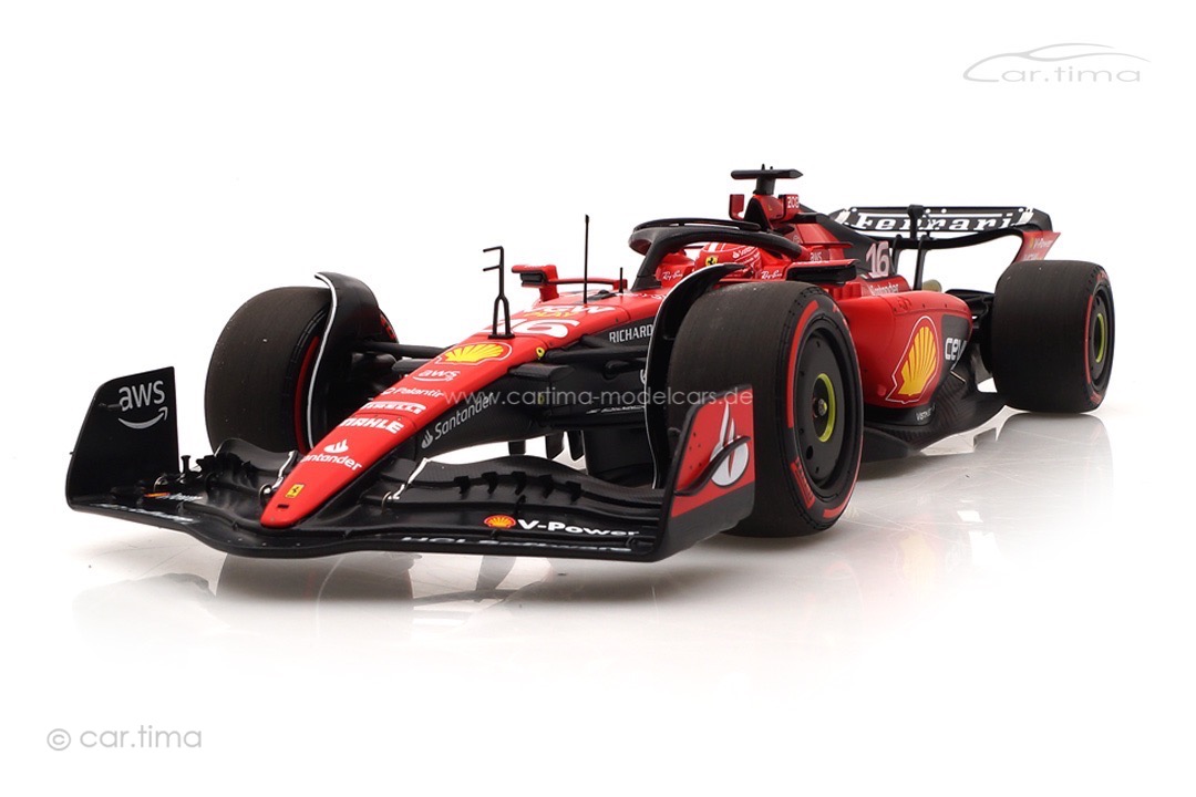 Ferrari SF-23 GP Bahrain 2023 Charles Leclerc BBR 1:18 BBR231816 Ferrari SF-23 GP Bahrain 2023 Charles Leclerc BBR 1:18 BBR231816