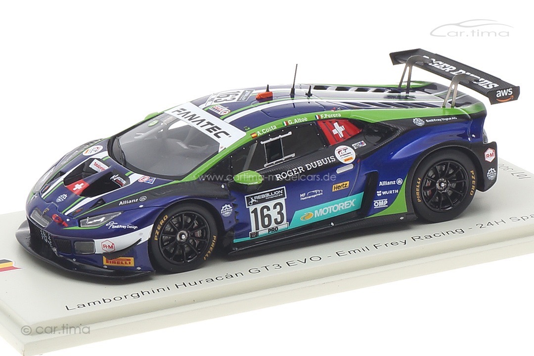 Lamborghini Huracán GT3 Evo 24h Spa 2021 Altoè/Perera/Costa Spark 1:43 SB478