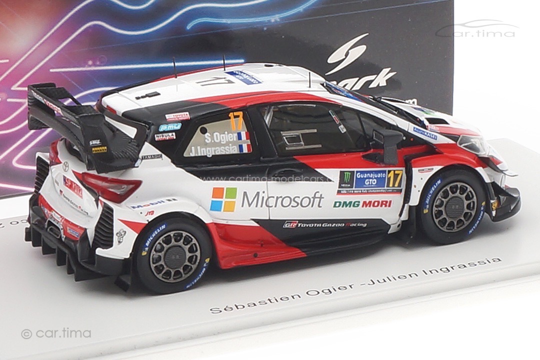 Toyota Yaris WRC Winner Rallye Guanajuato Mexico 2020 Ogier/Ingrassia Spark 1:43 S6571