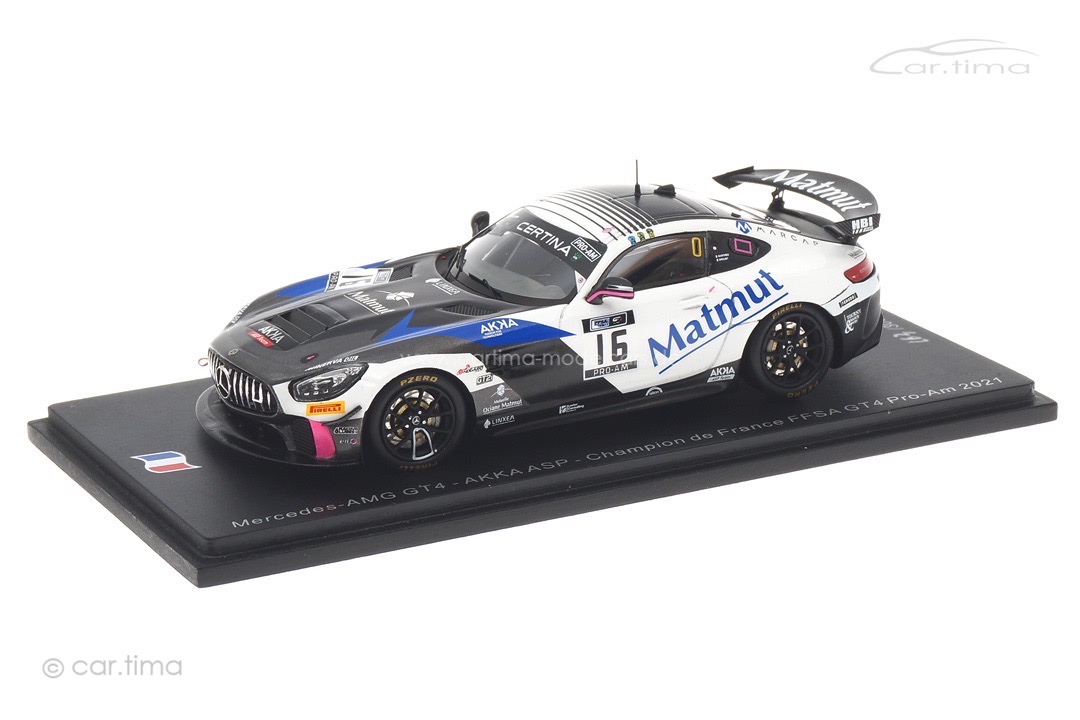 Mercedes-AMG GT4 Champion de France FFSA GT4 Pro-Am 2021 Thomas Drouet Spark 1:43 SF263