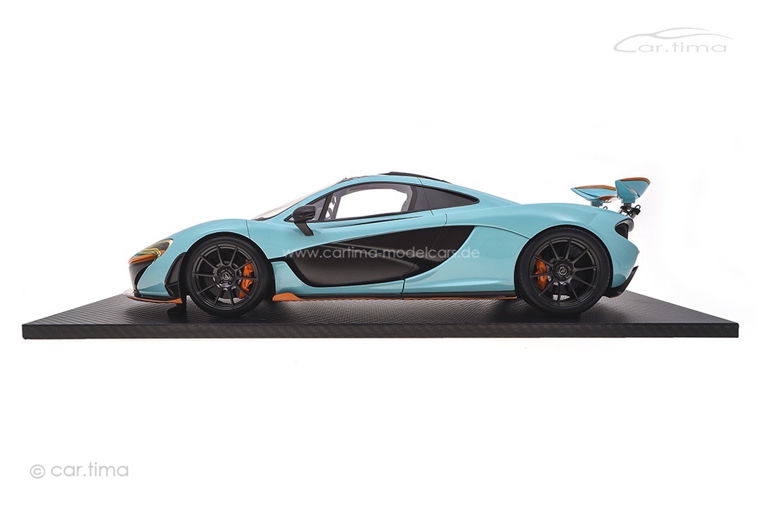 McLaren P1 Gulfblau/orange TSM 1:12 TSM161203