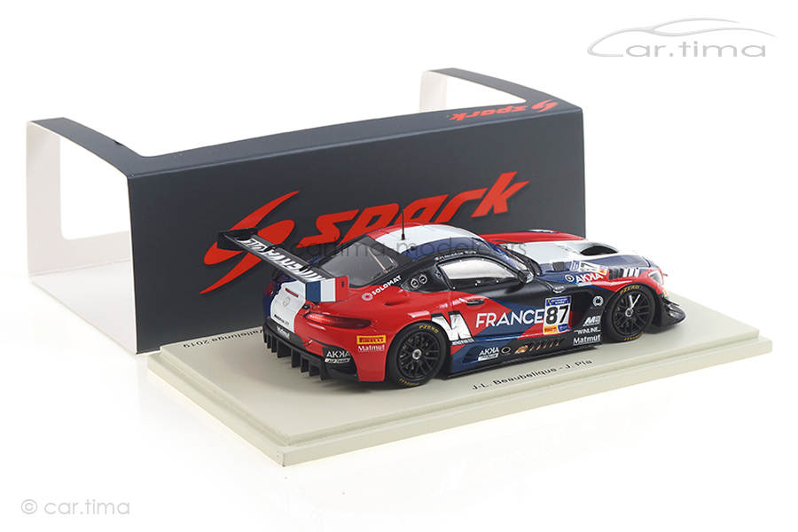 Mercedes-AMG GT3 Vallelunga 2019 Beaubelique/Pla Spark 1:43 S6311
