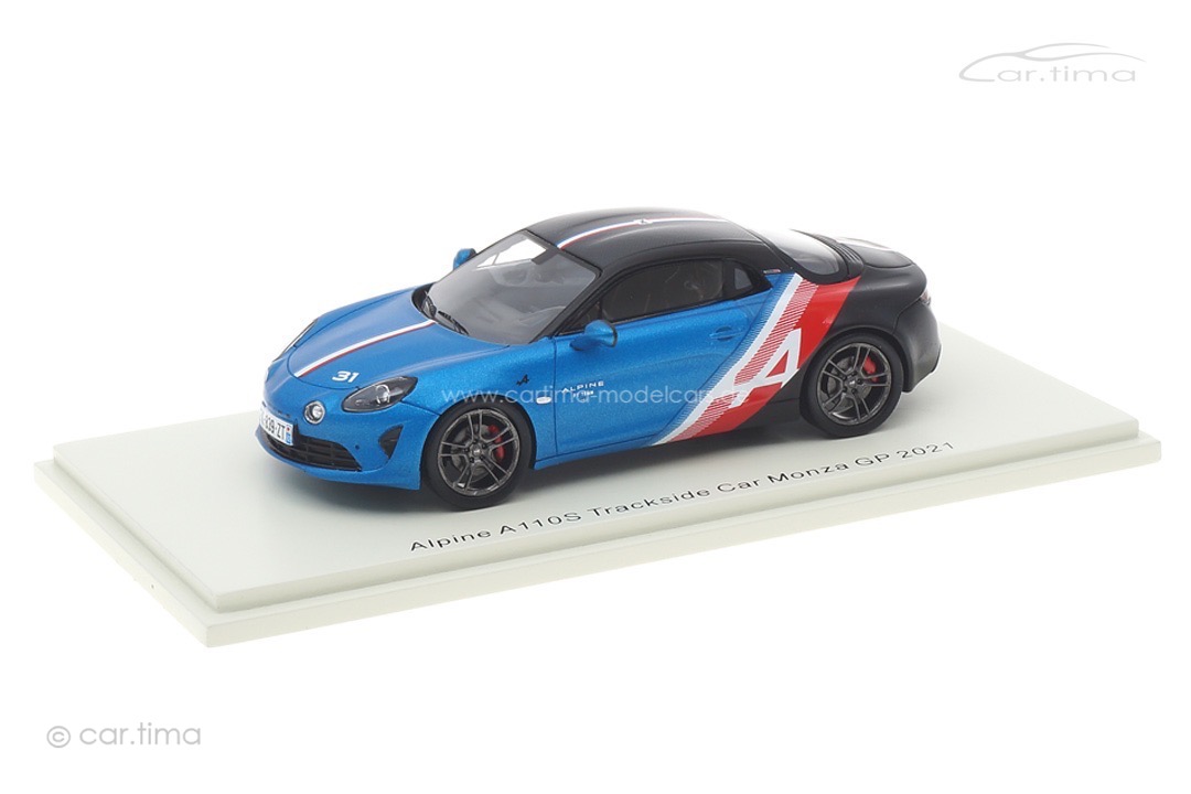 Alpine A110 Trackside GP Monza 2021 Esteban Ocon Spark 1:43 S6592