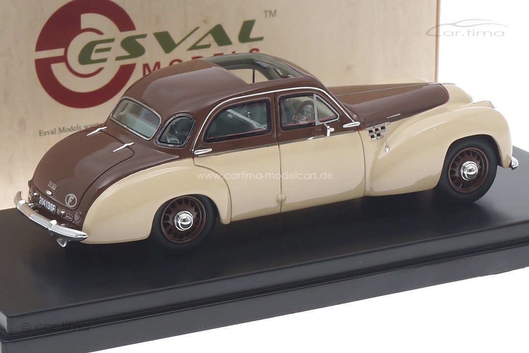 Delage D6-3L sedan by Autobineau beige/braun Esval Models 1:43 EMEU43029B