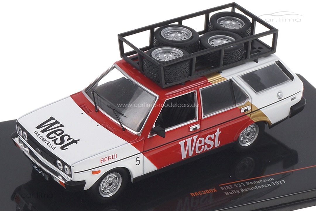 Fiat 131 Panorama "West" 1979 Assistance IXO 1:43 RAC306X