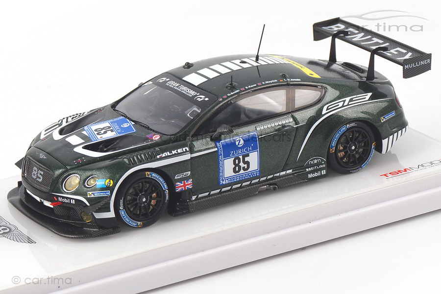 Bentley Continental GT3 24h Nürburgring 2015 Arnold/Meyrick/Kane/Smith TSM 1:43 TSM164301