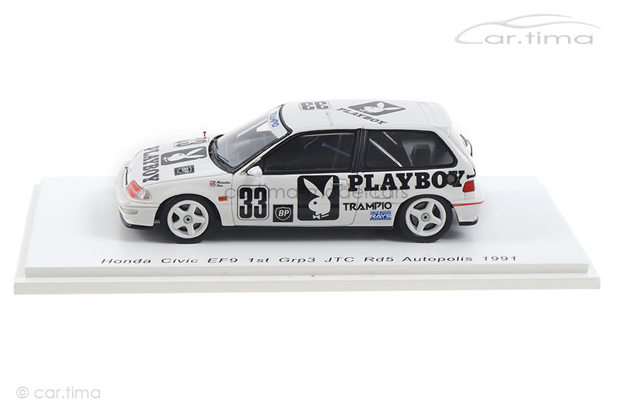 Honda Civic EF9 AJTCC Autopolis 1991 Muramatsu/Hara Spark 1:43 S5464