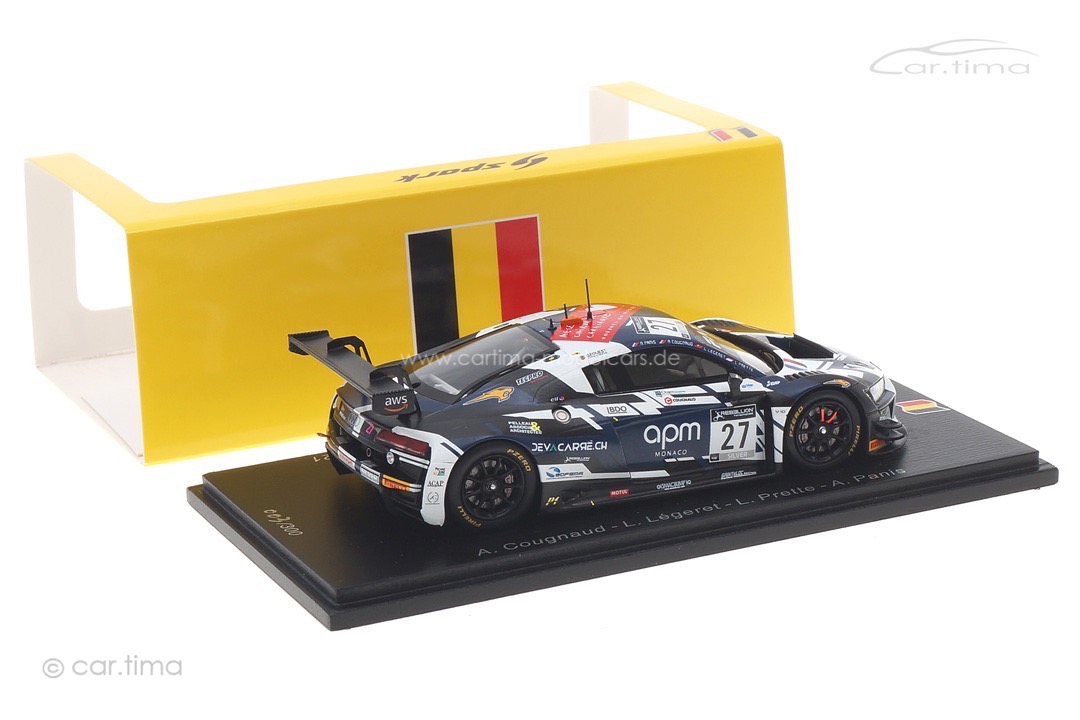 Audi R8 LMS GT3 24h Spa 2021 Cougnaud/Légeret/Prette/Panis Spark 1:43 SB454