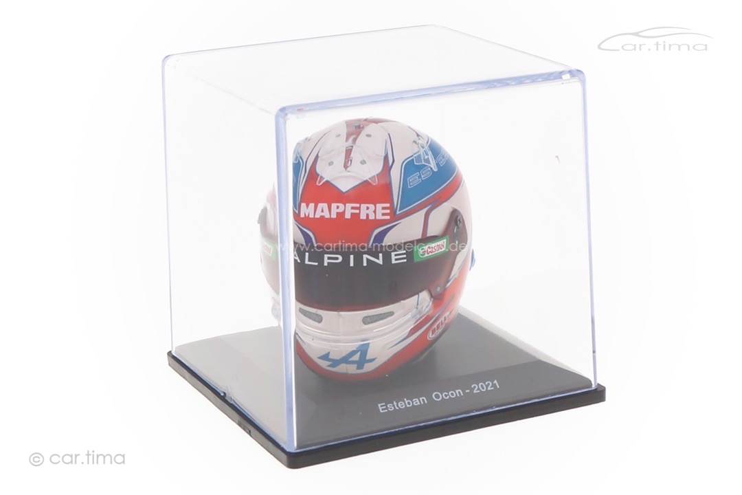 Helm/Helmet Esteban Ocon Alpine 2021 Spark 1:5 5HF060
