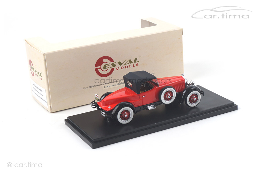 Stutz Black Hawk Speedster 1928 closed roof Esval Models 1:43 EMUS43005B