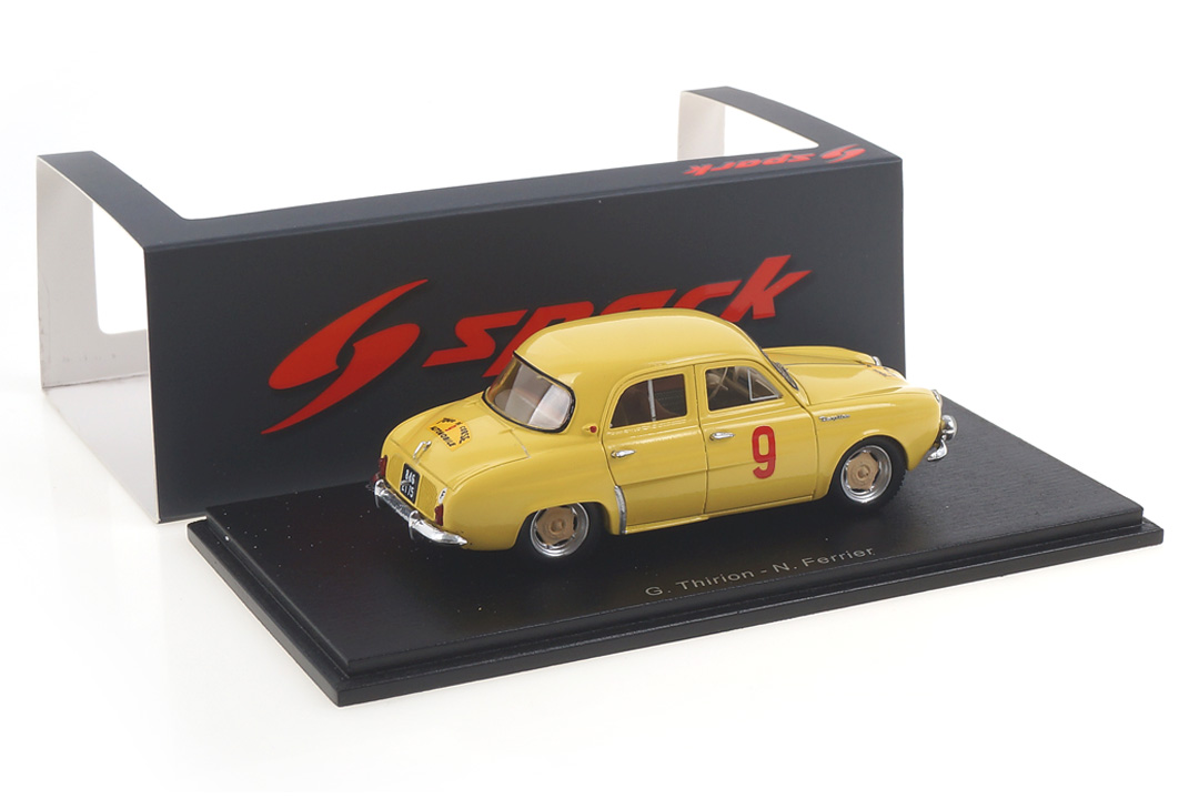 Renault Dauphine Winner Tour de Corse 1956 Thirion Ferrier Spark 1:43 S5208