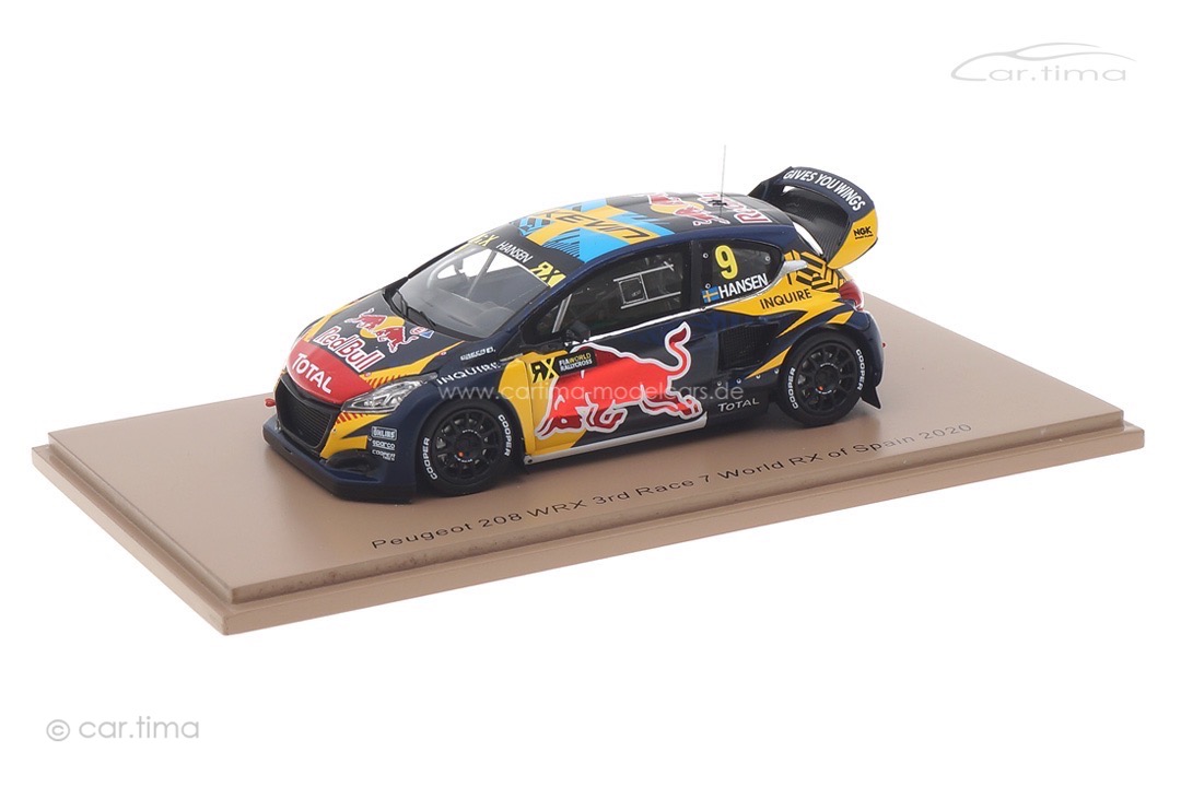 Peugeot 208 WRX World RX Spanien 2020 Kevin Hansen Spark 1:43 S7881