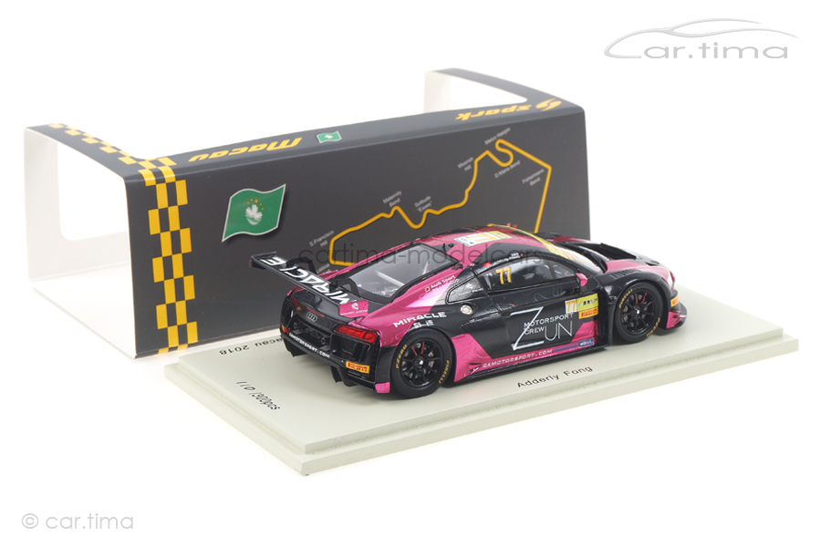 Audi R8 LMS Macau 2018 Adderly Fong Spark 1:43 SA171