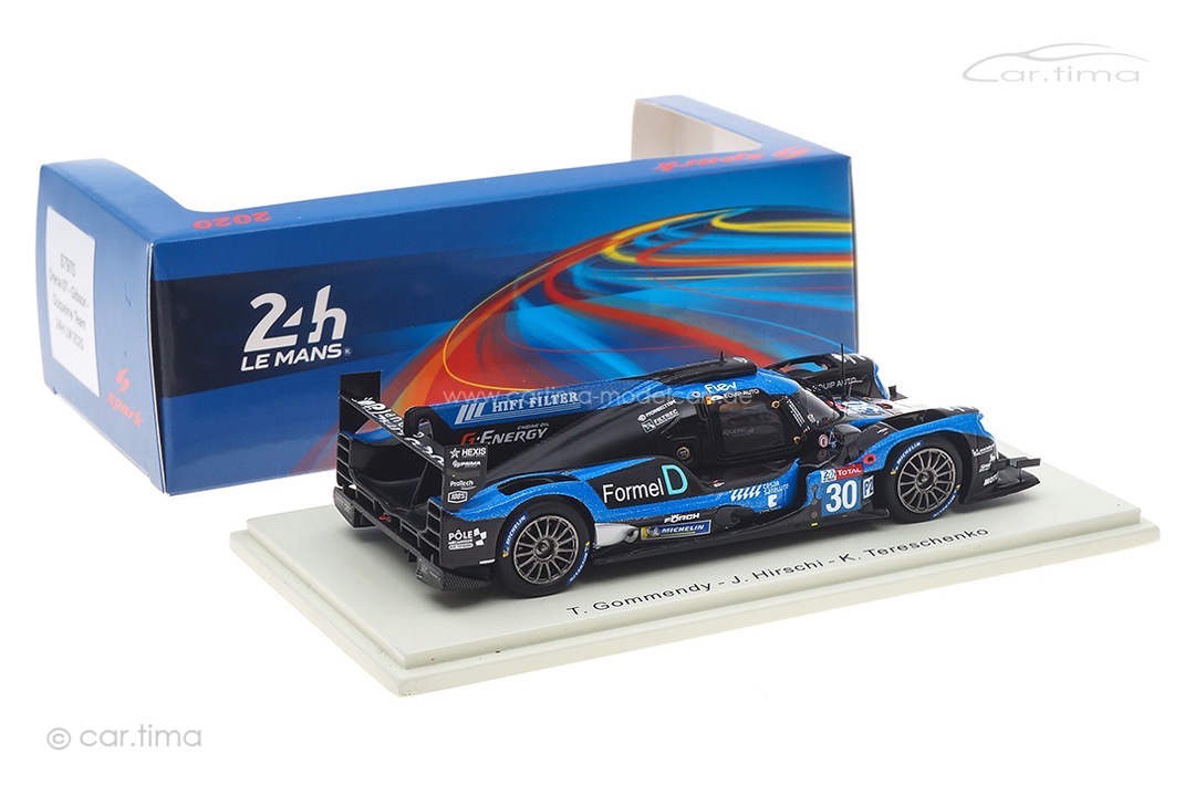 Oreca 07-Gibson 24h Le Mans 2020 Gommendy/Hirschi/Tereschenko Spark 1:43 S7970
