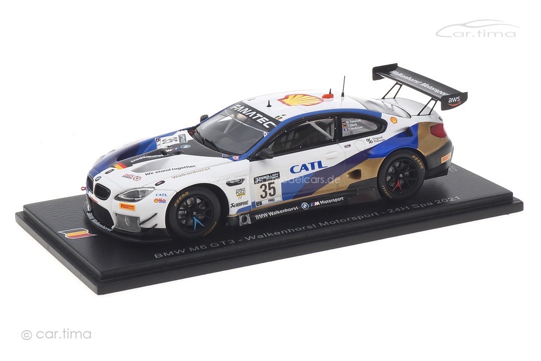 BMW M6 GT3 24h Spa 2021 Glock/Tomczyk/Neubauer Spark 1:43 SB471